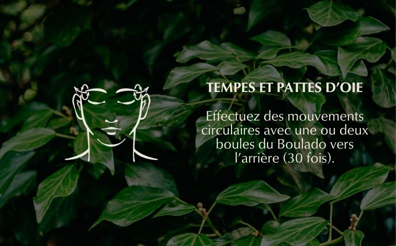 L'exercice tempes et pattes d'oie