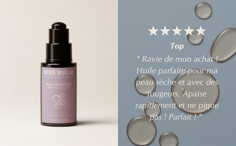 Diptyque de l'huile protectrice et un avis
