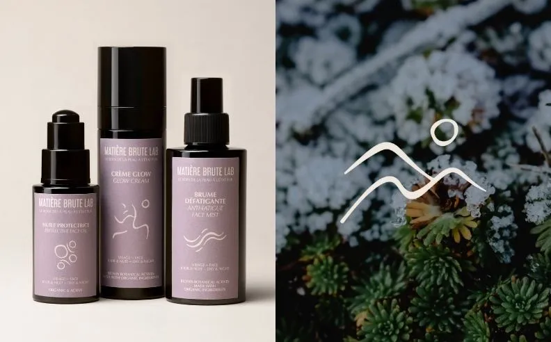 Diptyque des essentiels protection et le pictogramme hiver