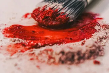 Zoom sur la texture du masque bonne mine à la betterave